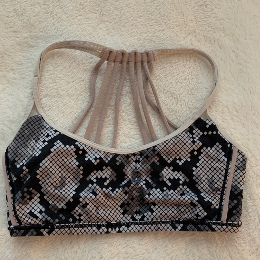 Snakeskin Lululemon Sports Bra
